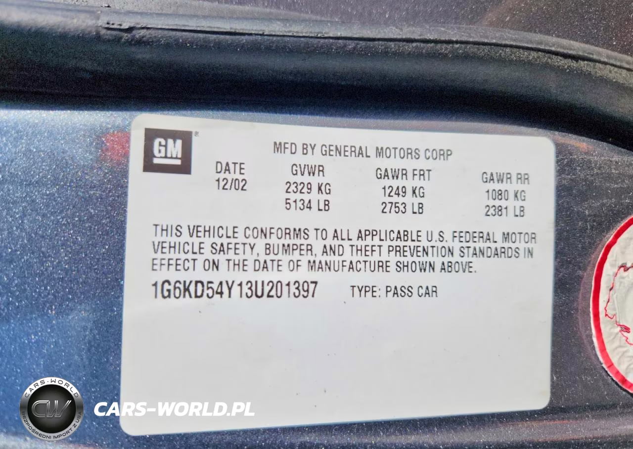 2003 Cadillac Deville VIN:1G6KD54Y13U201397 - 12