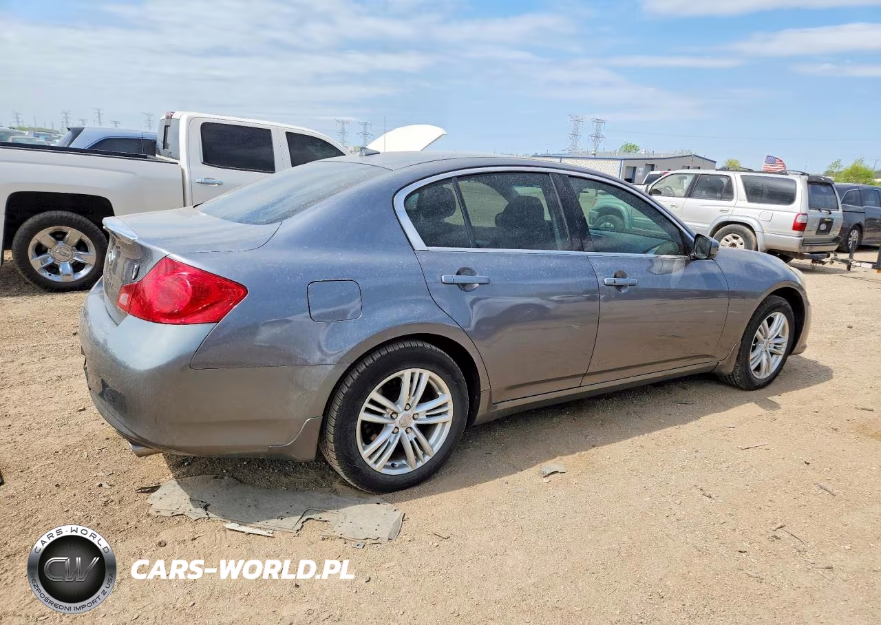 2012 Infiniti G25 Sedan X VIN:JN1DV6AR9CM861745 - 3