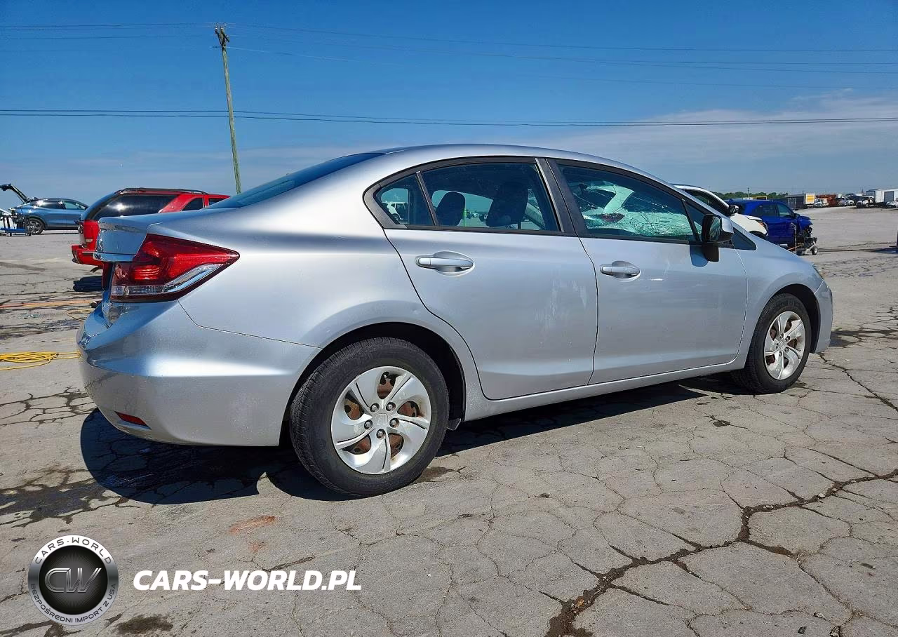 2013 Honda Civic Lx VIN:19XFB2F59DE229650 - 3