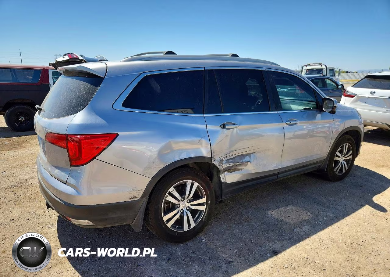 2016 Honda Pilot Exl VIN:5FNYF5H54GB050863 - 3
