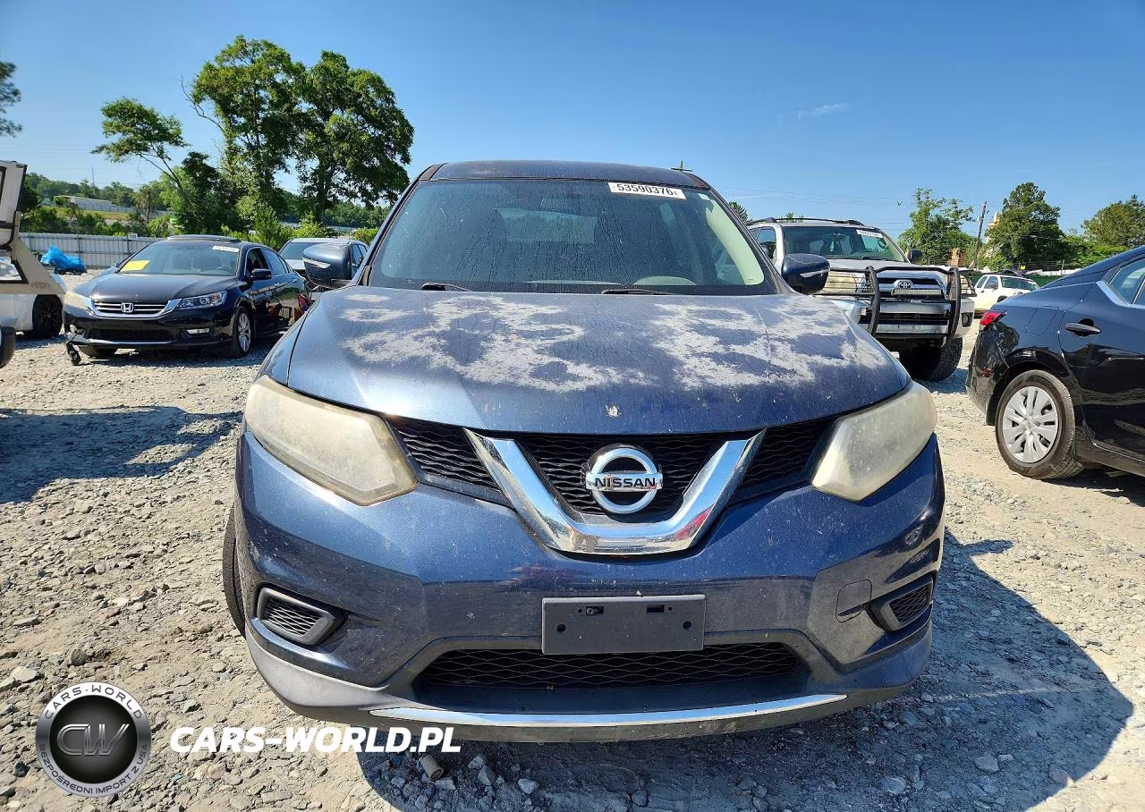 2015 Nissan Rogue S VIN:KNMAT2MT0FP515656 - 5