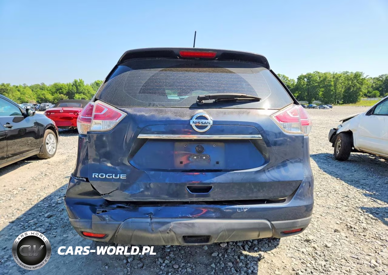 2015 Nissan Rogue S VIN:KNMAT2MT0FP515656 - 6