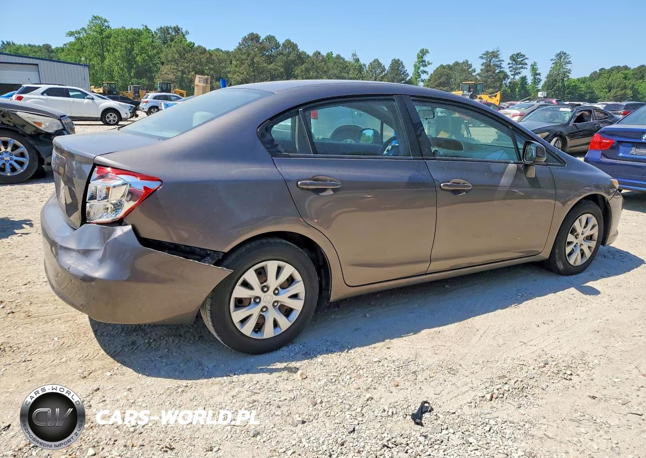 2012 Honda Civic Lx VIN:19XFB2F59CE392698 - 3