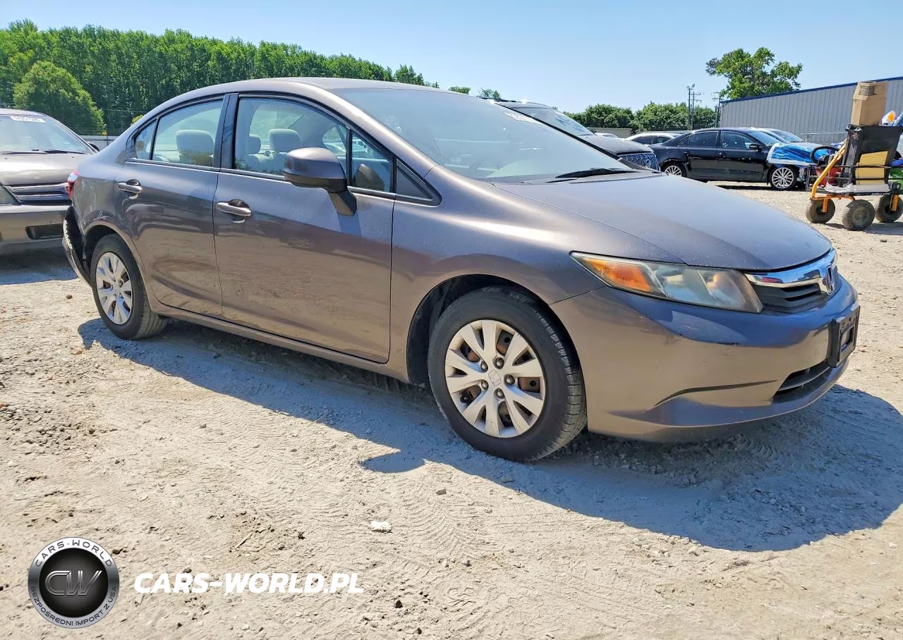 2012 Honda Civic Lx VIN:19XFB2F59CE392698 - 4