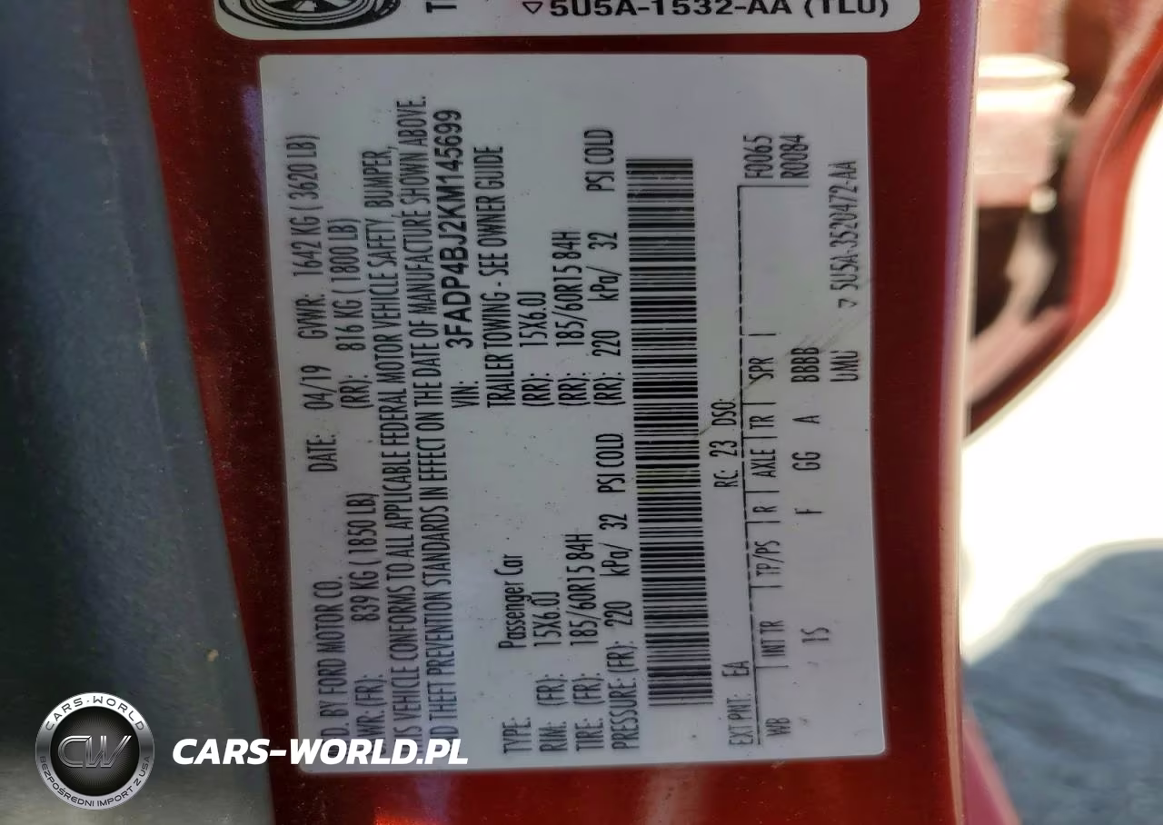 2019 Ford Fiesta Se VIN:3FADP4BJ2KM145699 - 13