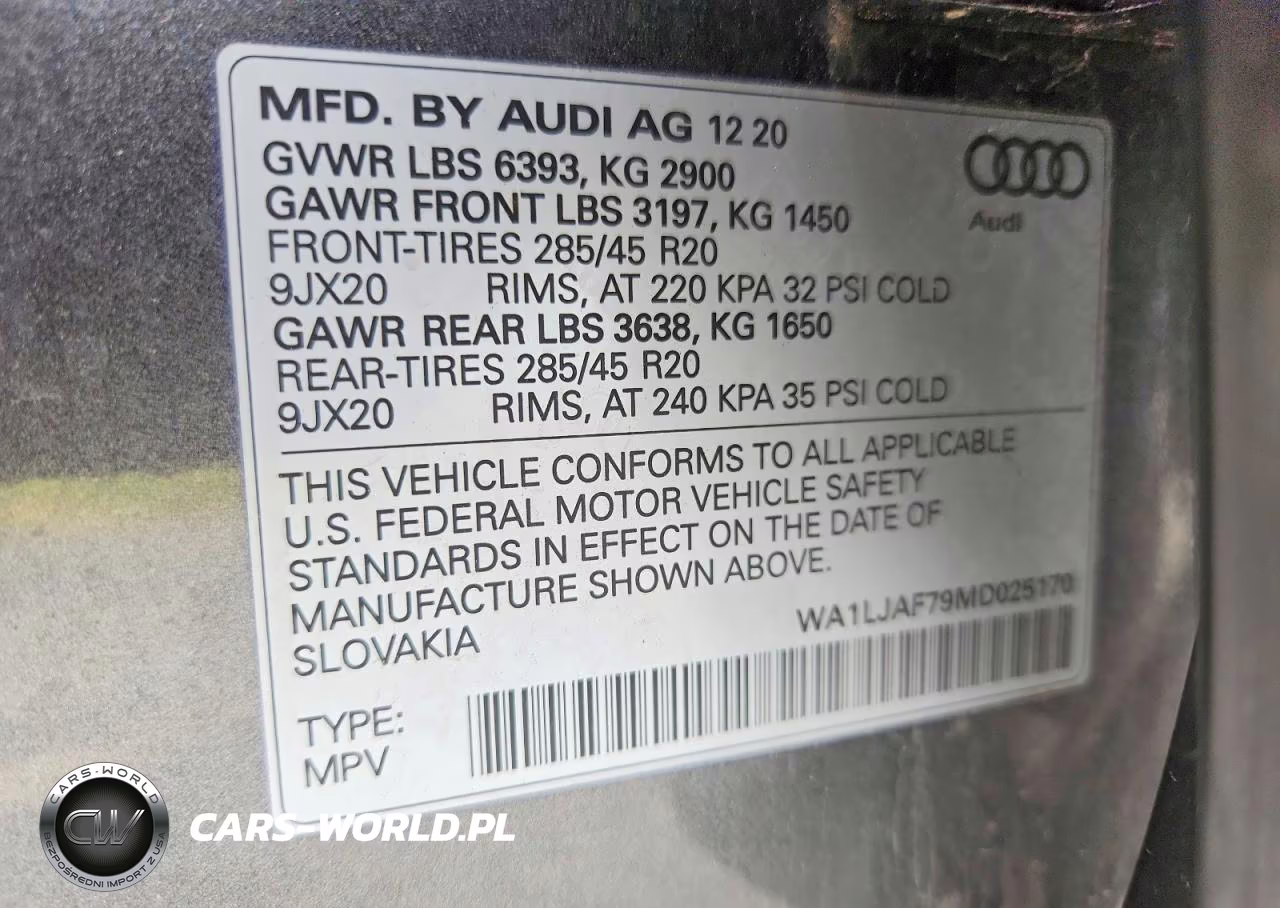 2021 Audi Q7 Premium Plus VIN:WA1LJAF79MD025170 - 13
