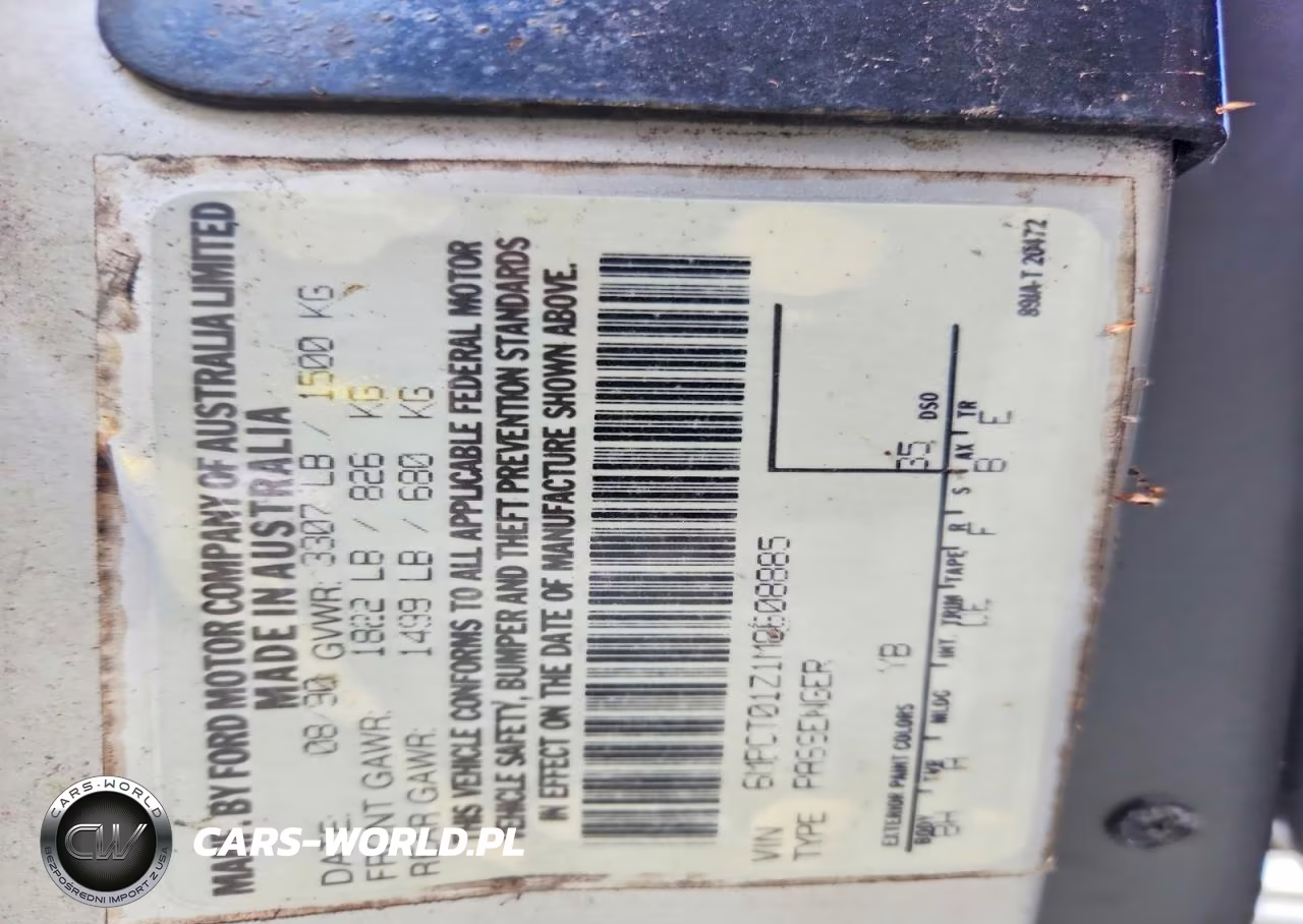 1991 Mercury Capri VIN:6MPCT01Z1M8608885 - 12