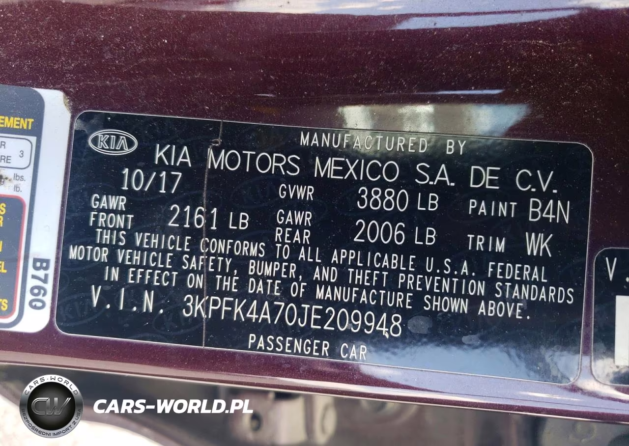 2018 Kia Forte Lx VIN:3KPFK4A70JE209948 - 12