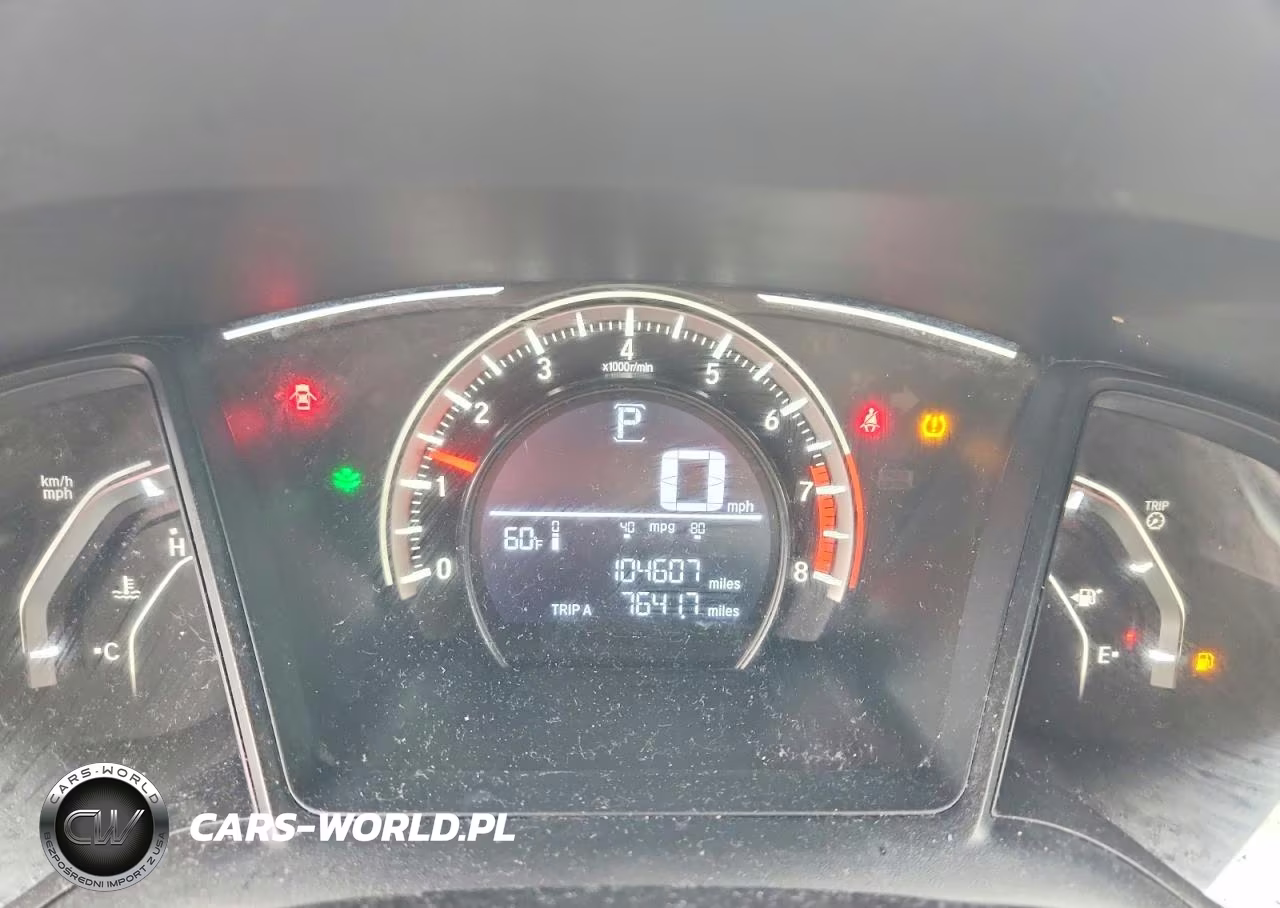 2017 Honda Civic Lx VIN:19XFC2F50HE206535 - 9