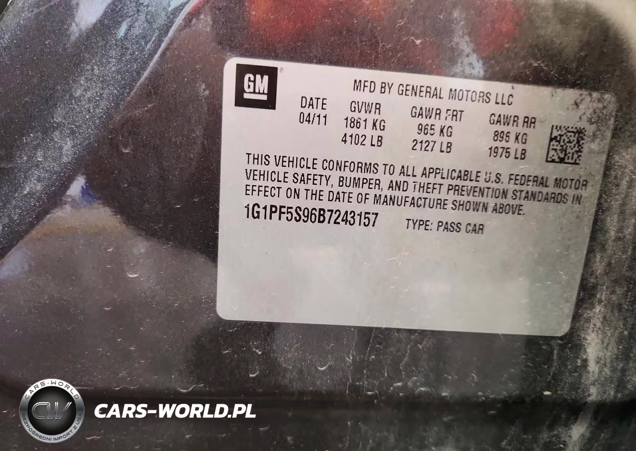2011 Chevrolet Cruze Lt VIN:1G1PF5S96B7243157 - 12