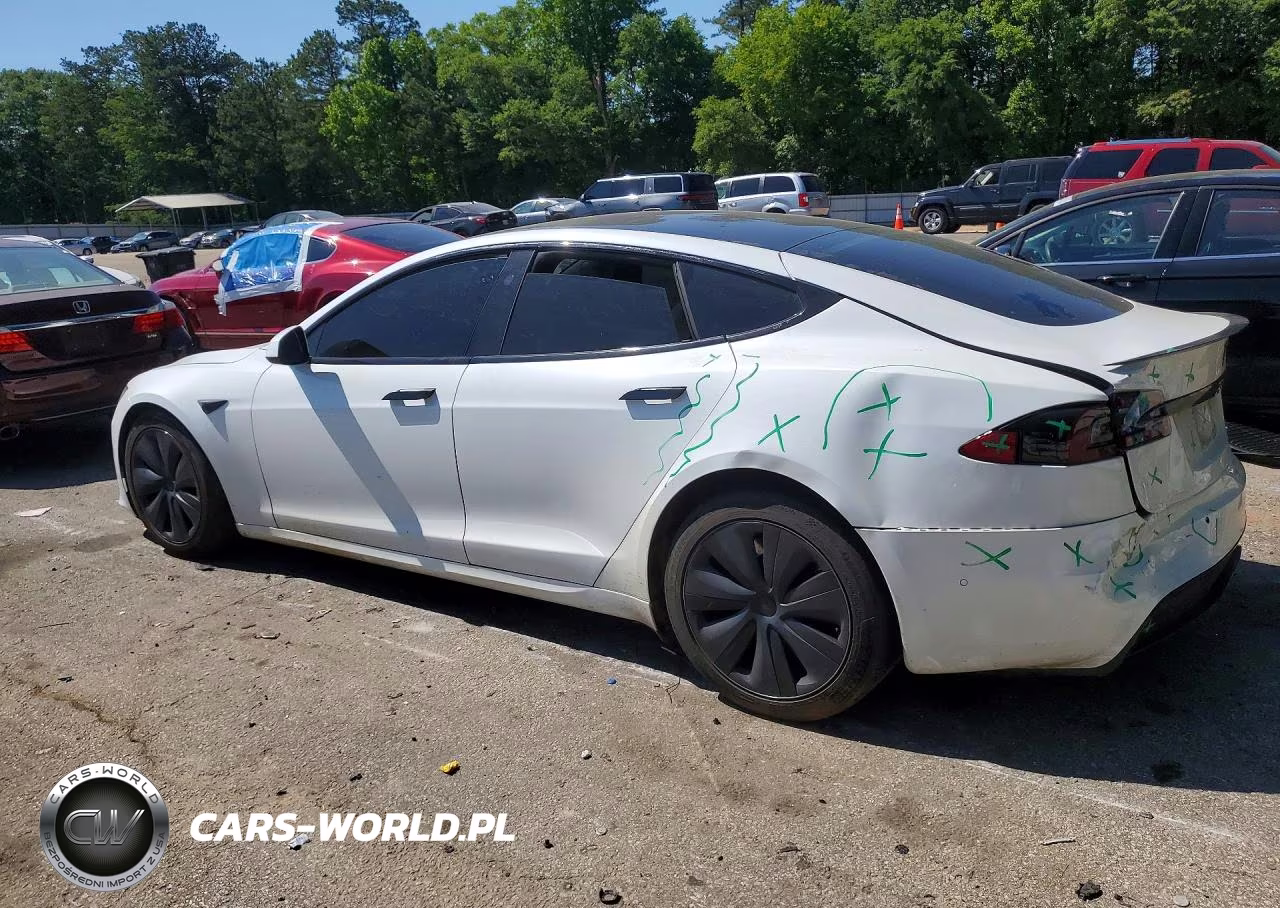2021 Tesla Model S VIN:5YJSA1E55MF451349 - 2