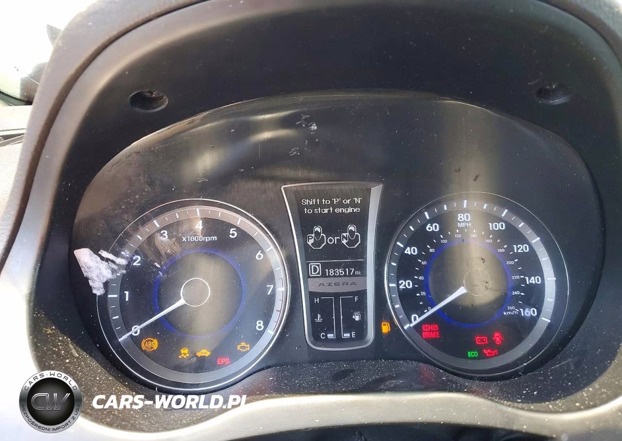 2013 Hyundai Azera Base VIN:KMHFH4JG0DA231160 - 9