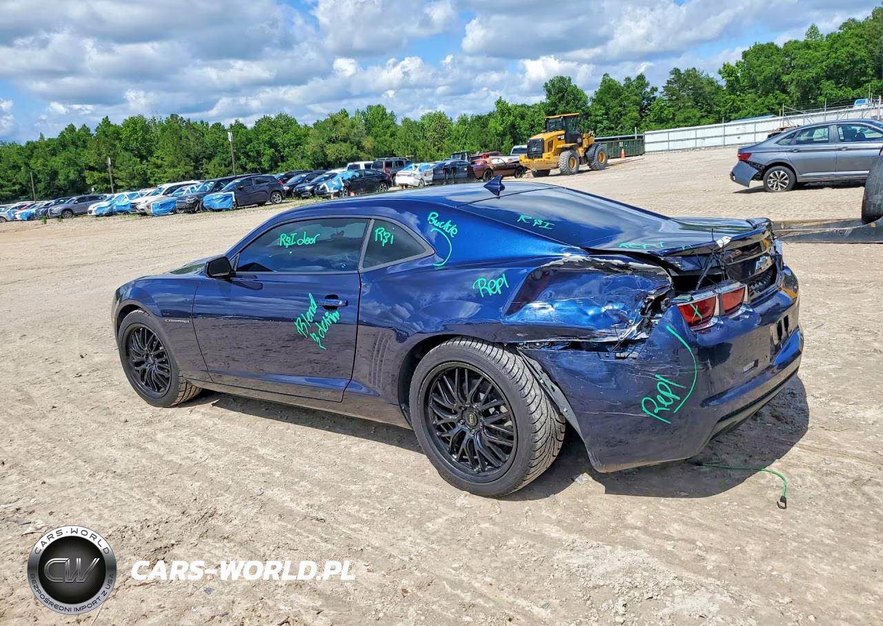 2012 Chevrolet Camaro Lt VIN:2G1FG1E34C9153658 - 2