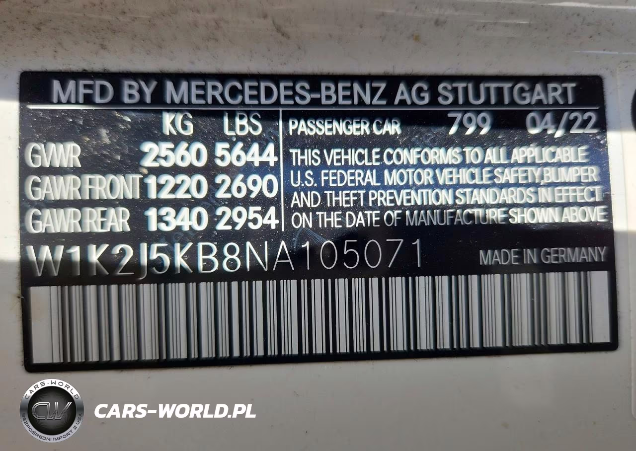 2022 Mercedes-Benz Cls 450 4Matic VIN:W1K2J5KB8NA105071 - 13