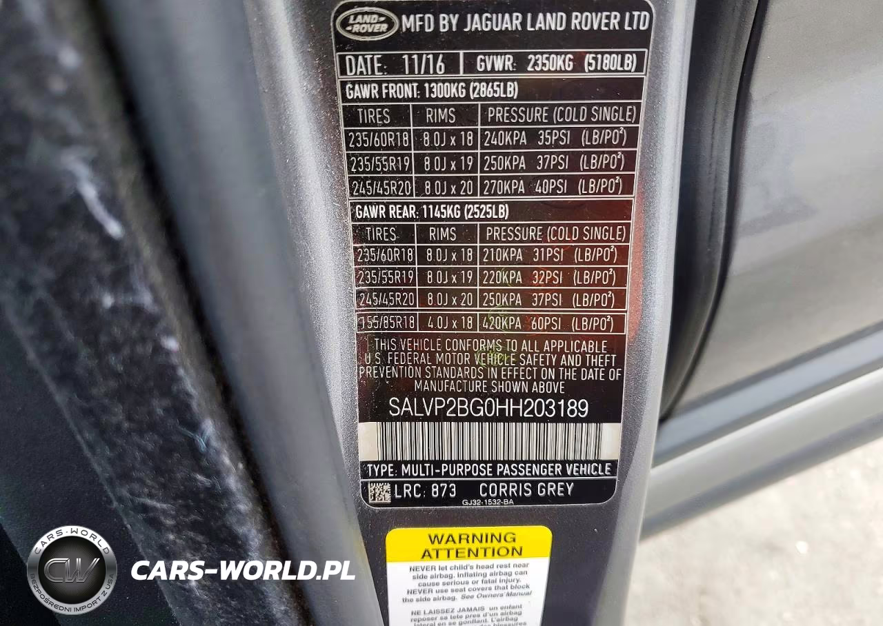 2017 Land Rover Range Rover Evoque Se VIN:SALVP2BG0HH203189 - 14