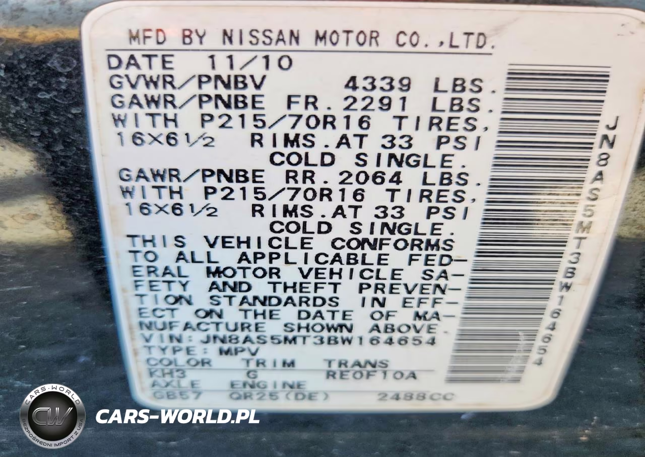 2011 Nissan Rogue S VIN:JN8AS5MT3BW164654 - 13