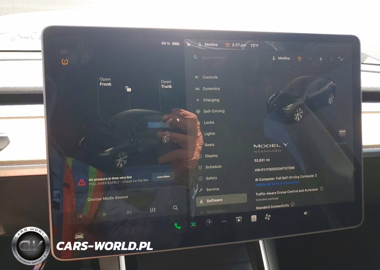 2021 Tesla Model Y VIN:5YJYGDED2MF107365 - 9
