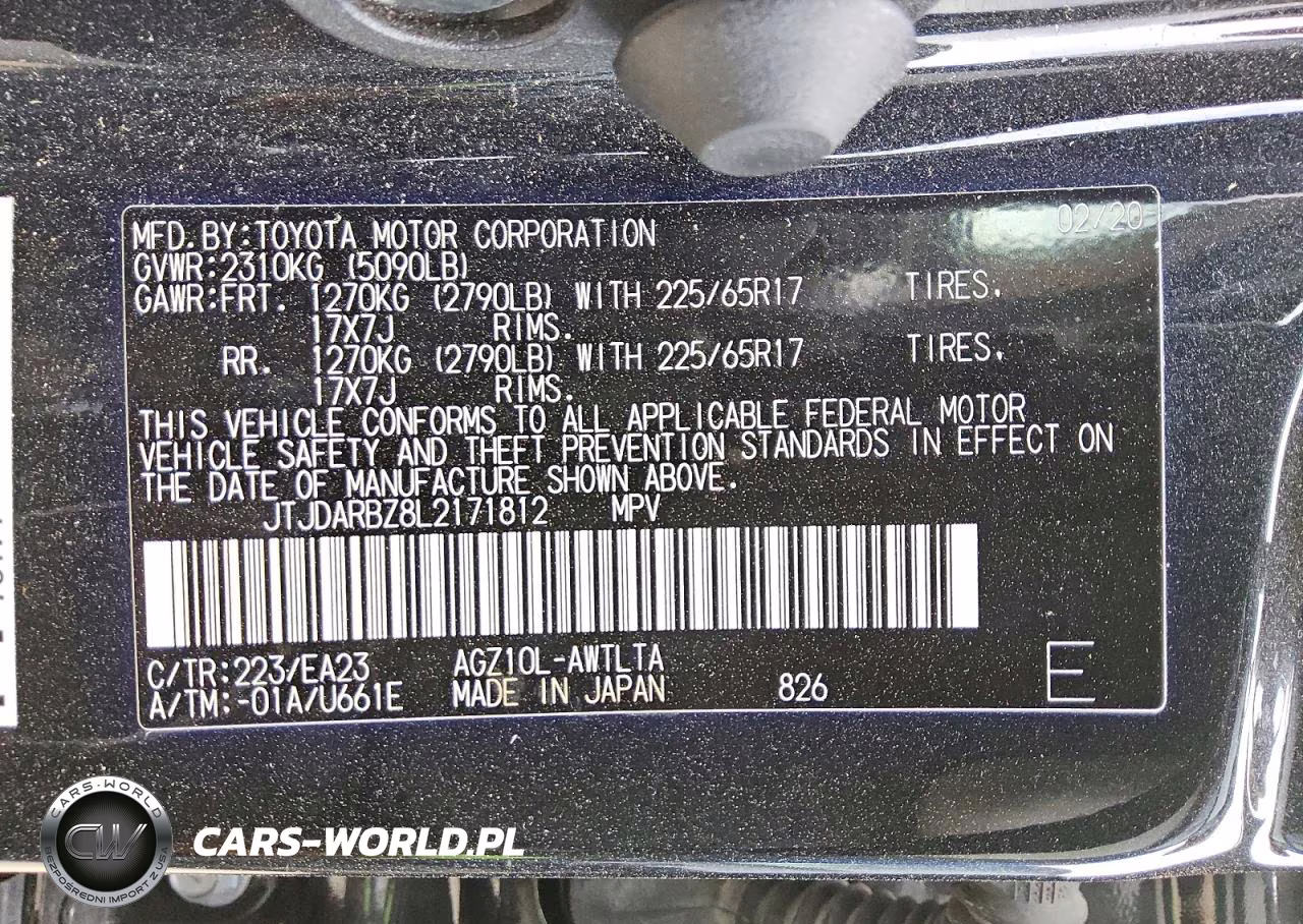 2020 Lexus Nx 300 VIN:JTJDARBZ8L2171812 - 13