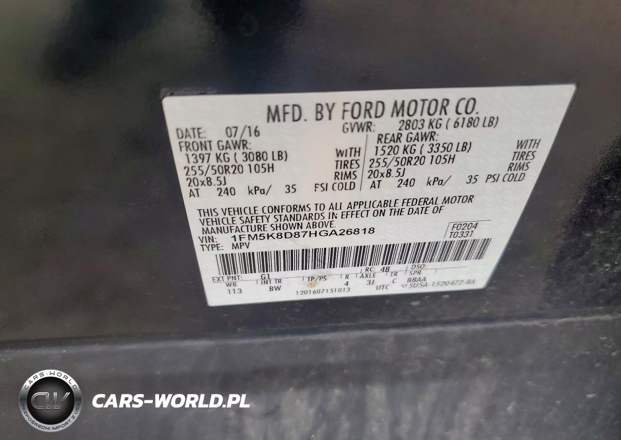 2017 Ford Explorer Xlt VIN:1FM5K8D87HGA26818 - 13