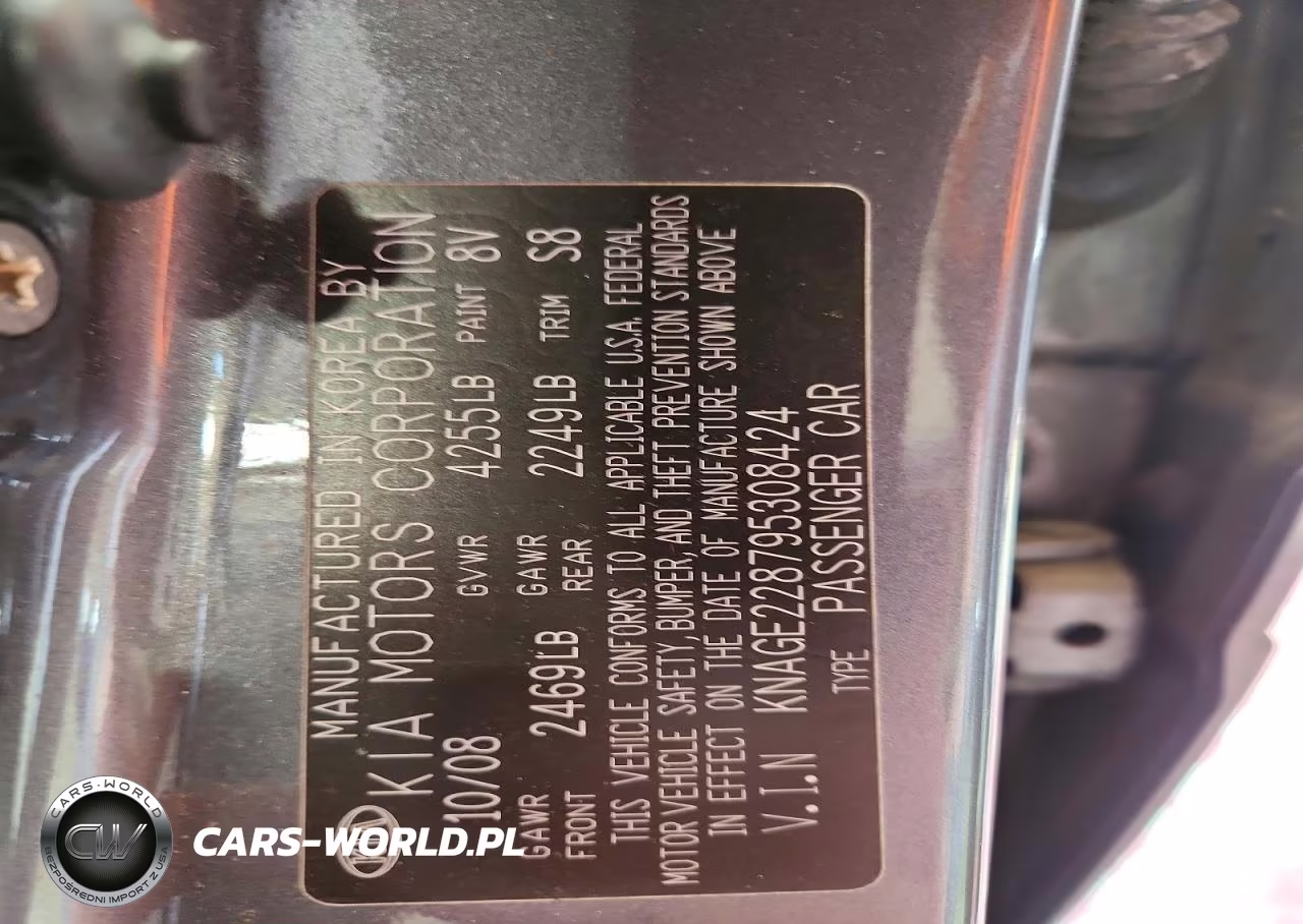 2009 Kia Optima Lx VIN:KNAGE228795308424 - 12
