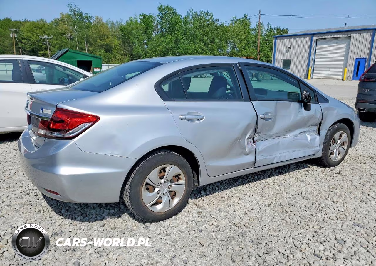 2013 Honda Civic Lx VIN:2HGFB2F53DH538925 - 3