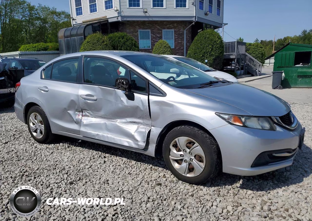 2013 Honda Civic Lx VIN:2HGFB2F53DH538925 - 4