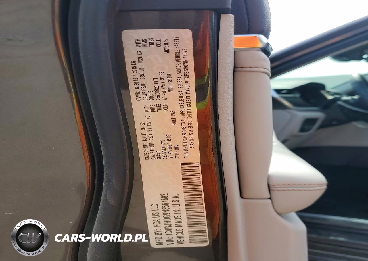 2022 Jeep Grand Cherokee Overland VIN:1C4RJHDG9N8561882 - 13