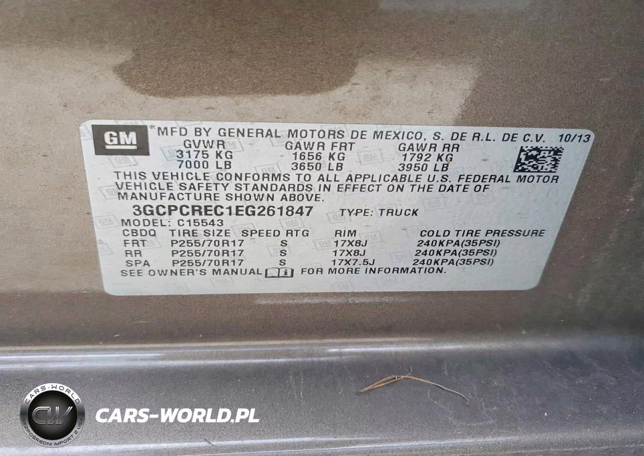 2014 Chevrolet Silverado C1500 Lt VIN:3GCPCREC1EG261847 - 12