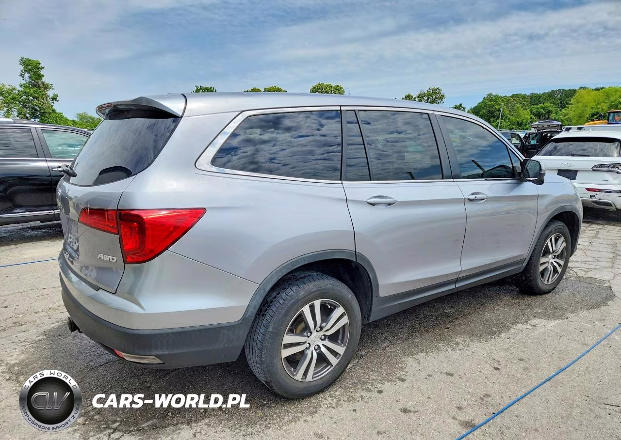2017 Honda Pilot Exl VIN:5FNYF6H57HB086683 - 3