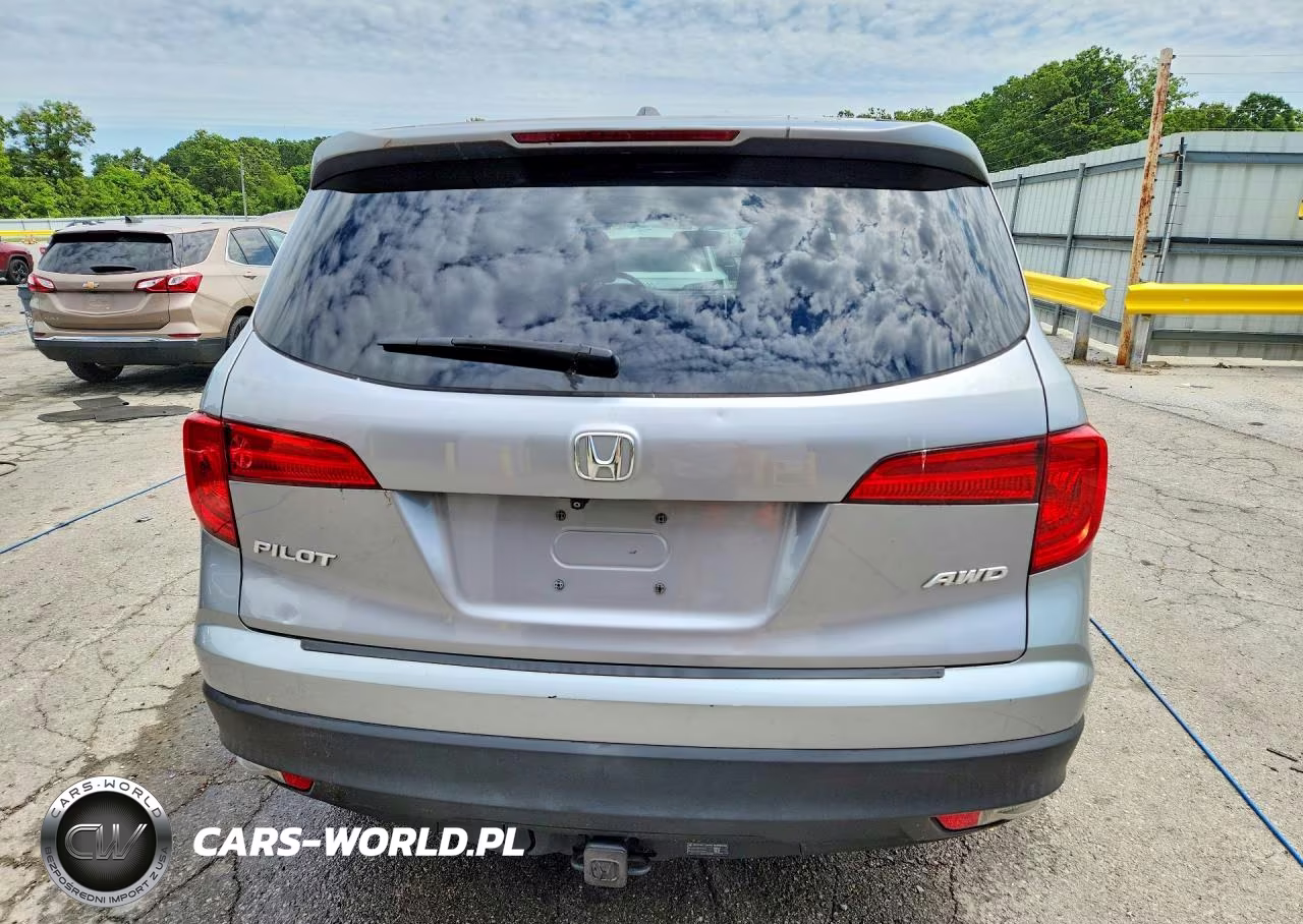 2017 Honda Pilot Exl VIN:5FNYF6H57HB086683 - 6