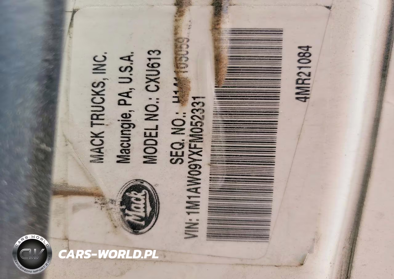 2015 Mack 600 Cxu600 - Semi Truck VIN:1M1AW09YXFM052331 - 10