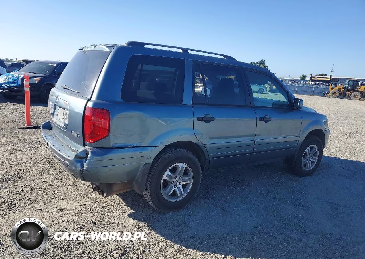 2005 Honda Pilot Ex VIN:2HKYF18425H569960 - 3