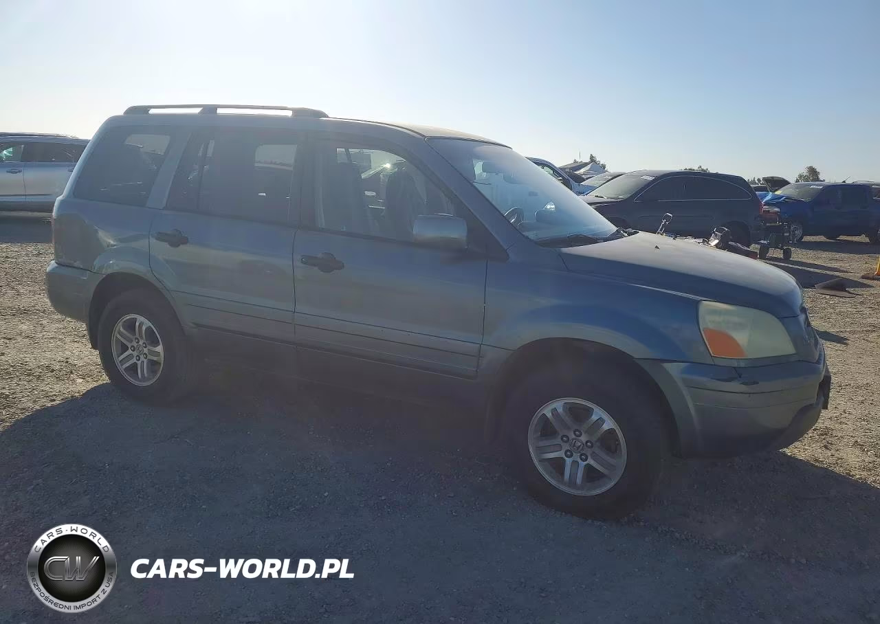 2005 Honda Pilot Ex VIN:2HKYF18425H569960 - 4