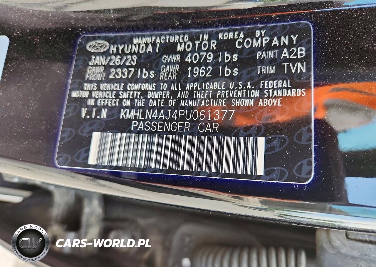 2023 Hyundai Elantra Limited VIN:KMHLN4AJ4PU061377 - 12