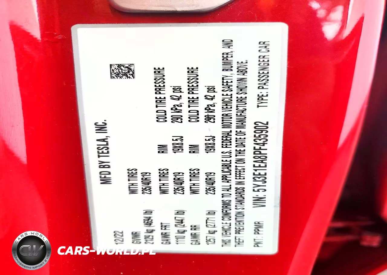 2023 Tesla Model 3 VIN:5YJ3E1EA8PF435902 - 12