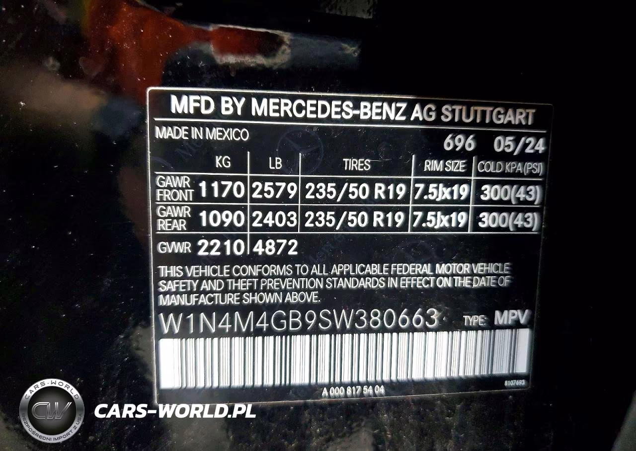 2025 Mercedes-Benz Glb 250 VIN:W1N4M4GB9SW380663 - 13