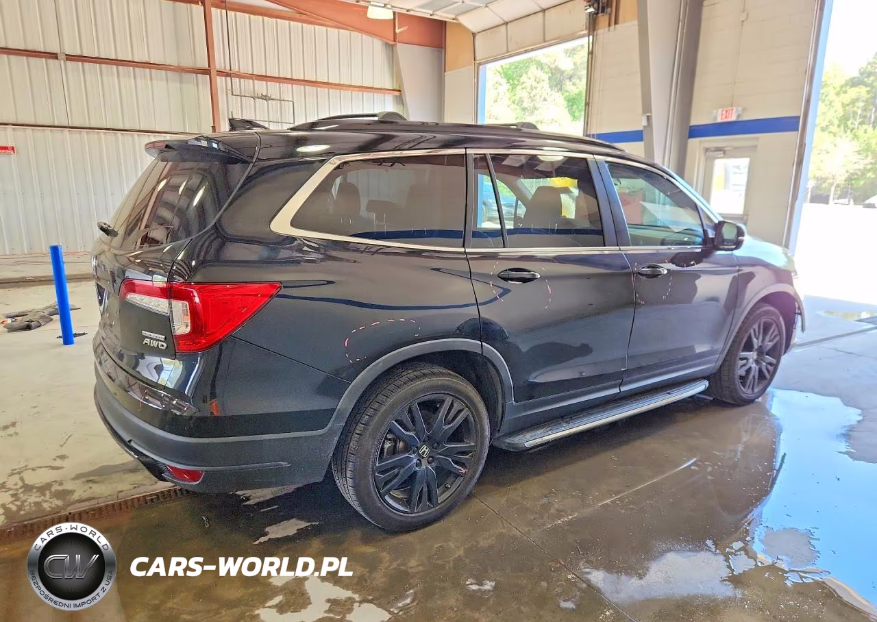 2022 Honda Pilot Se VIN:5FNYF6H28NB013033 - 3