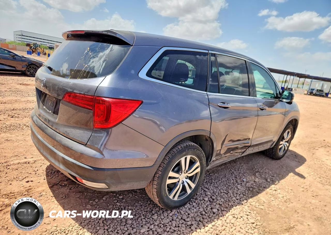 2017 Honda Pilot Ex VIN:5FNYF5H33HB017563 - 3