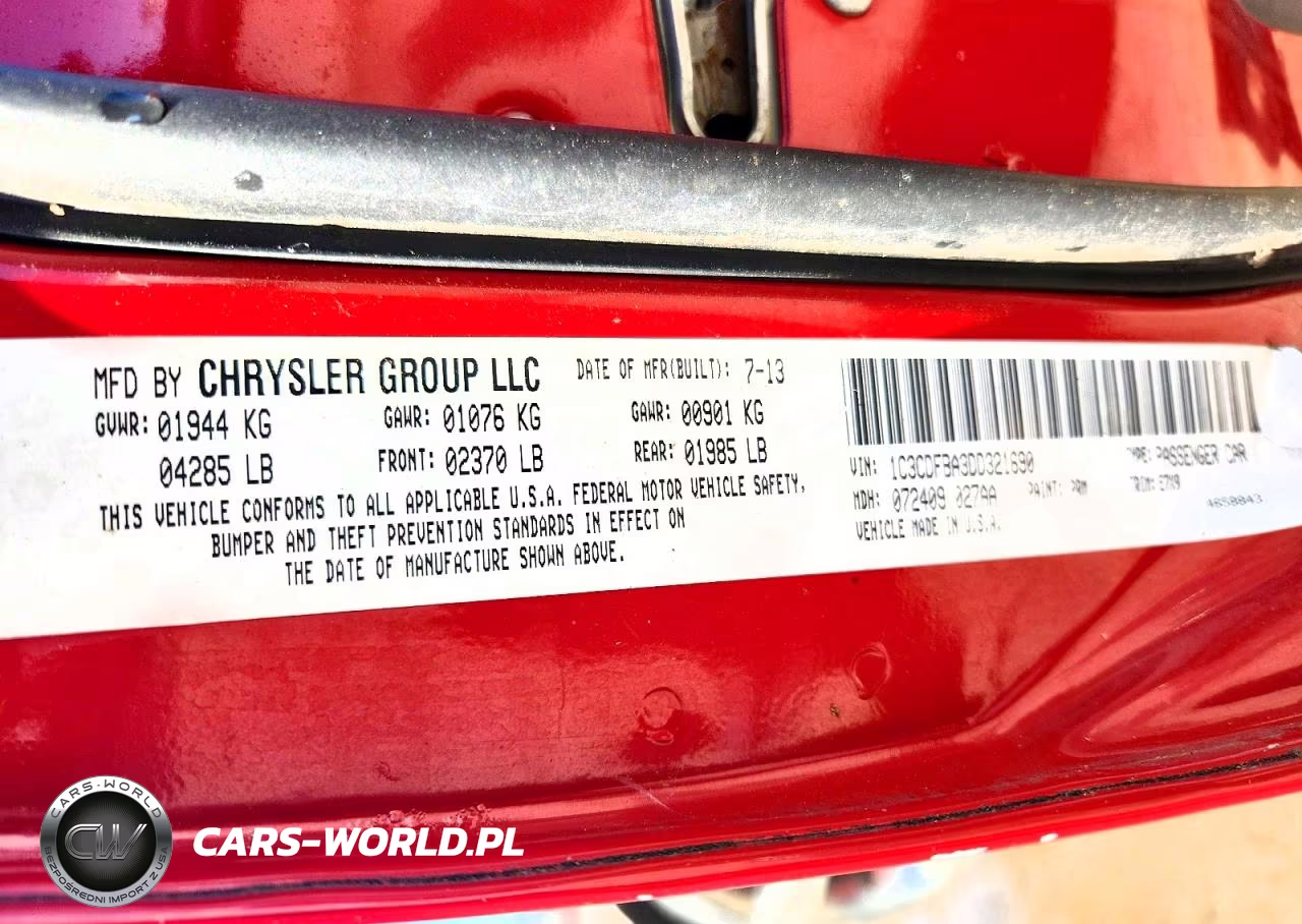 2013 Dodge Dart Sxt VIN:1C3CDFBA3DD321690 - 13