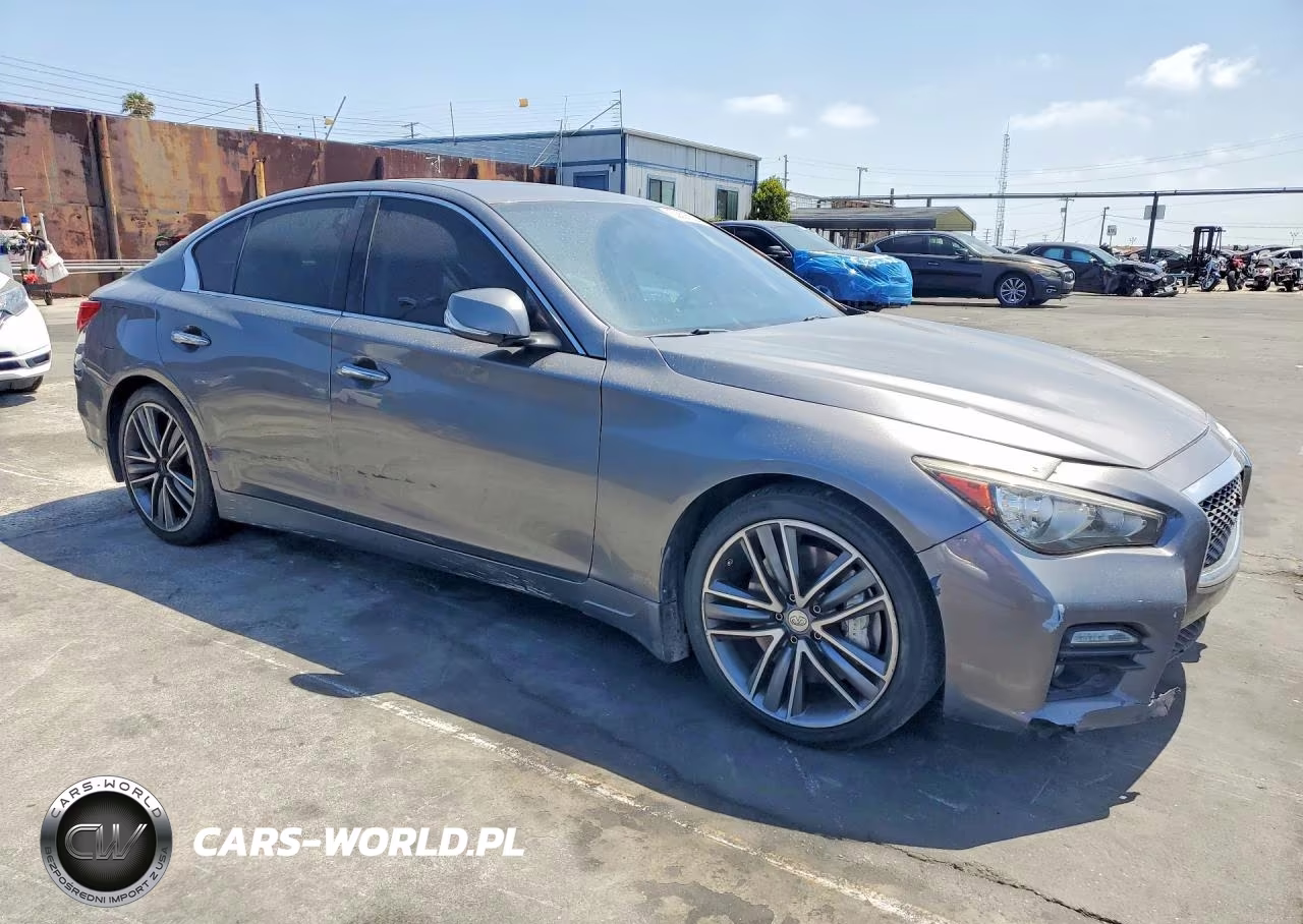 2014 Infiniti Q50 Hybrid Premium VIN:JN1AV7AP9EM690960 - 4