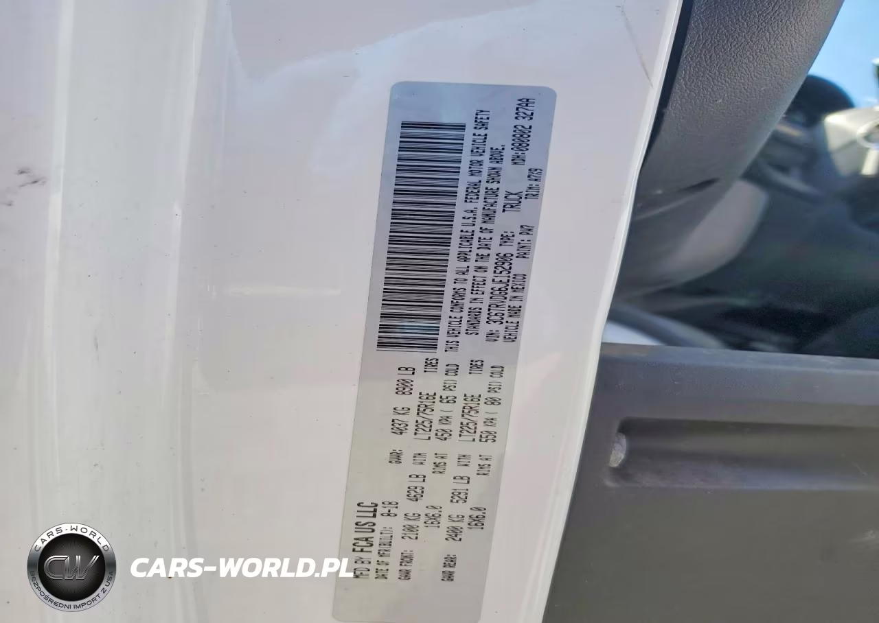 2018 Ram Promaster 2500 2500 High VIN:3C6TRVDG6JE152906 - 12