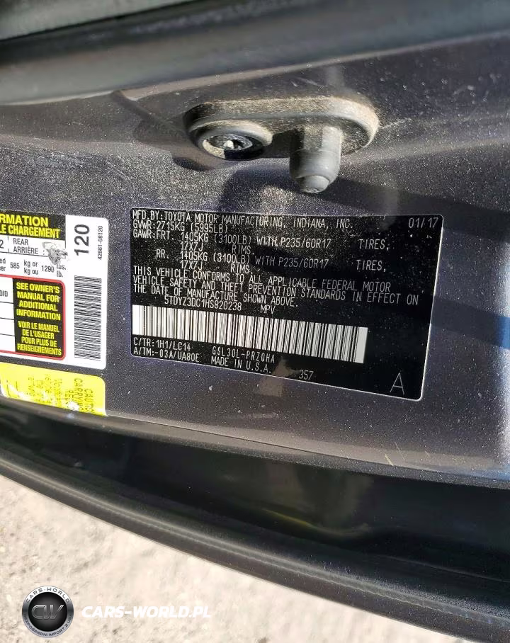 2017 Toyota Sienna Xle 8-Passenger VIN:5TDYZ3DC1HS820238 - 14