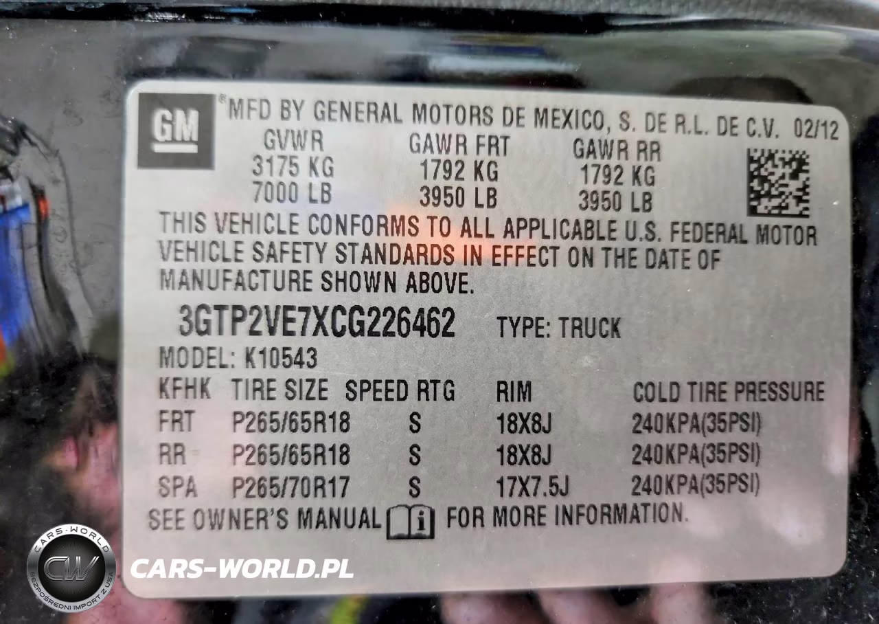 2012 GMC Sierra K1500 Sle VIN:3GTP2VE7XCG226462 - 12