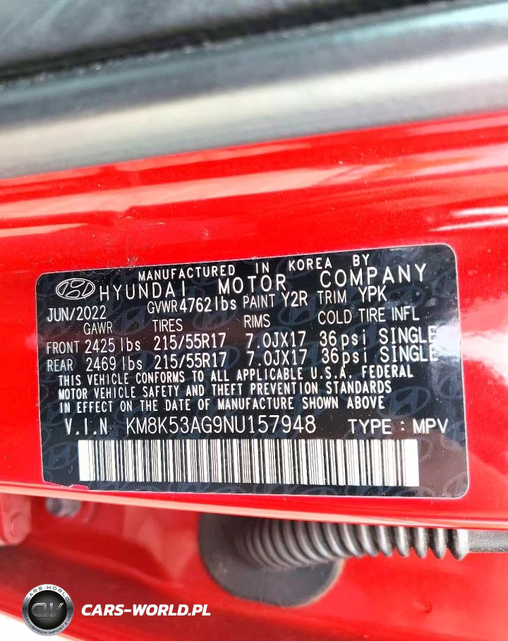 2022 Hyundai Kona Limited VIN:KM8K53AG9NU157948 - 13
