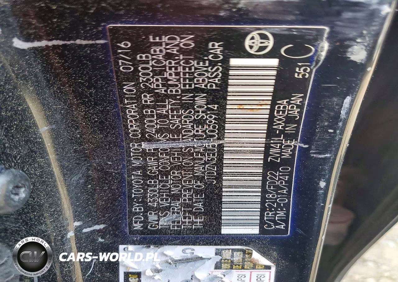 2017 Toyota Prius V Two VIN:JTDZN3EU5HJ059914 - 12