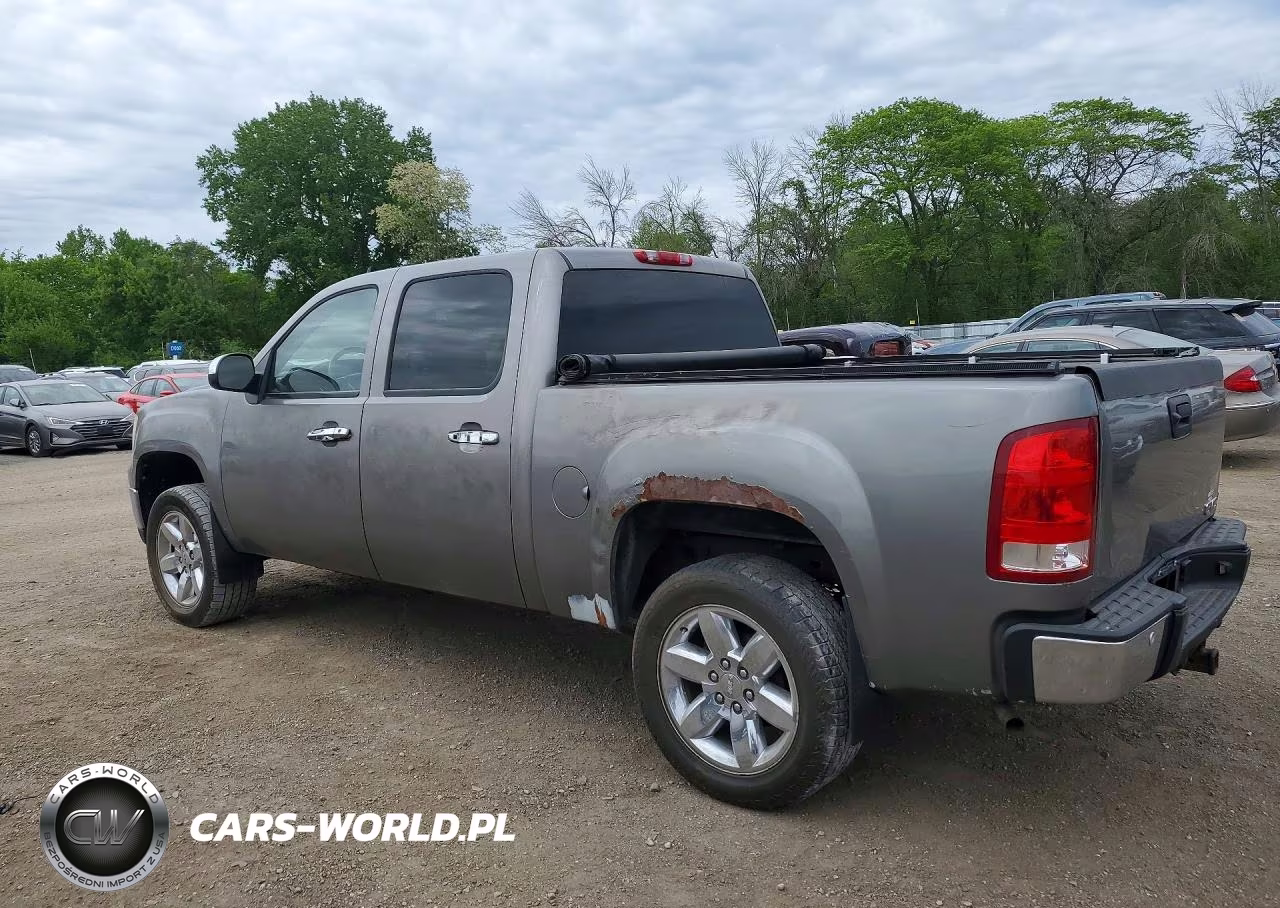 2013 GMC Sierra K1500 Sle VIN:3GTP2VE79DG111921 - 2