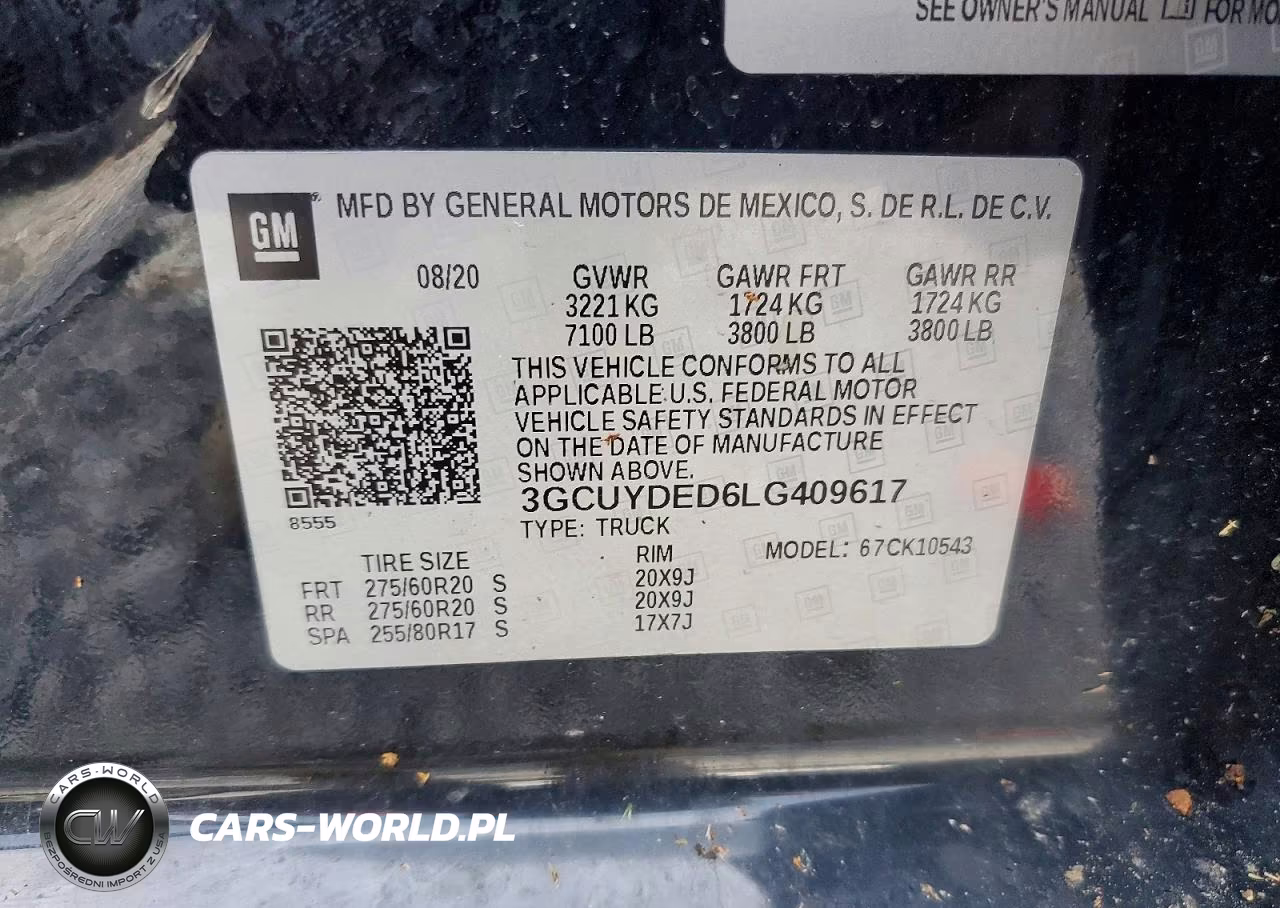2020 Chevrolet Silverado K1500 Lt VIN:3GCUYDED6LG409617 - 12