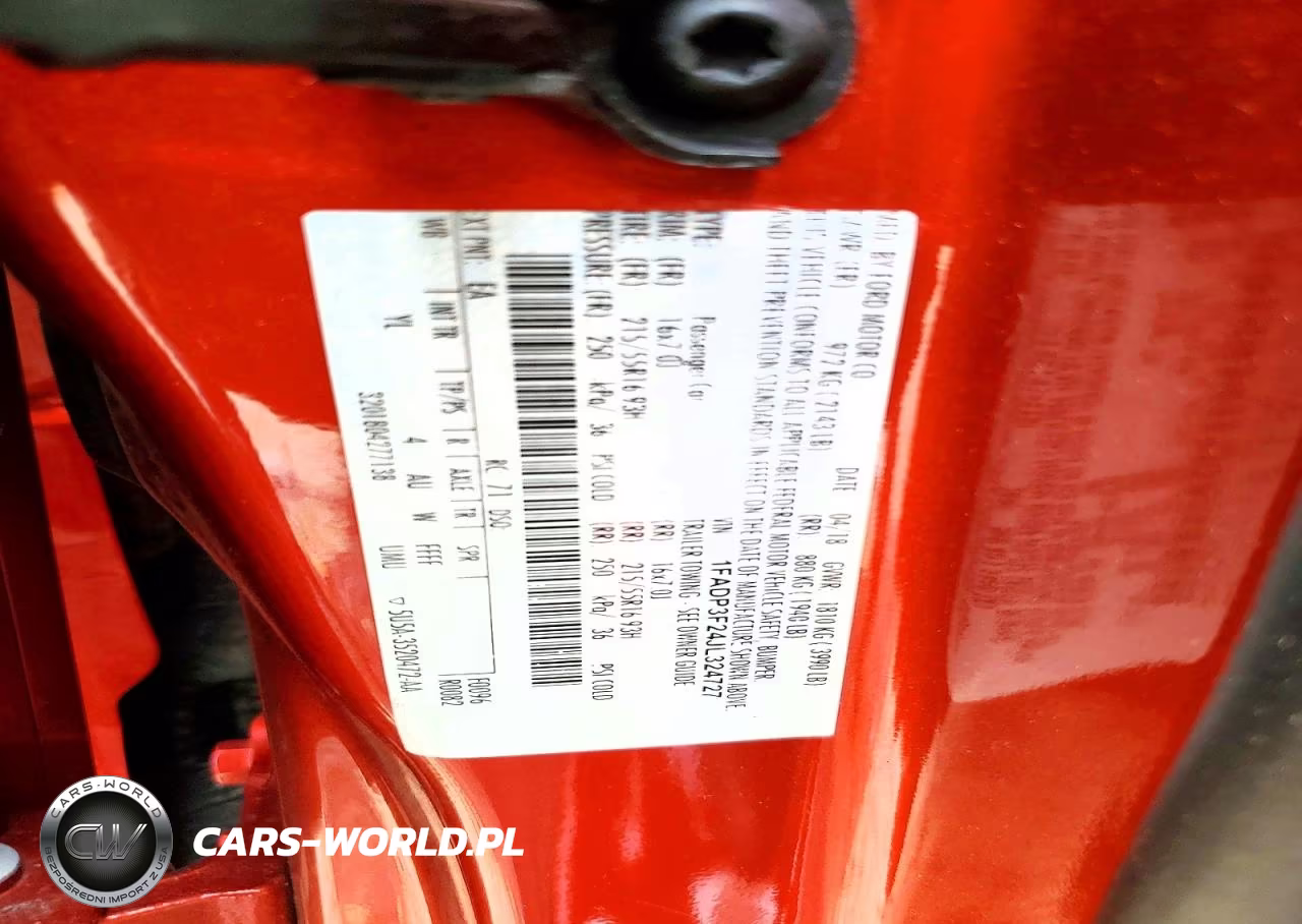 2018 Ford Focus Se VIN:1FADP3F24JL324727 - 12
