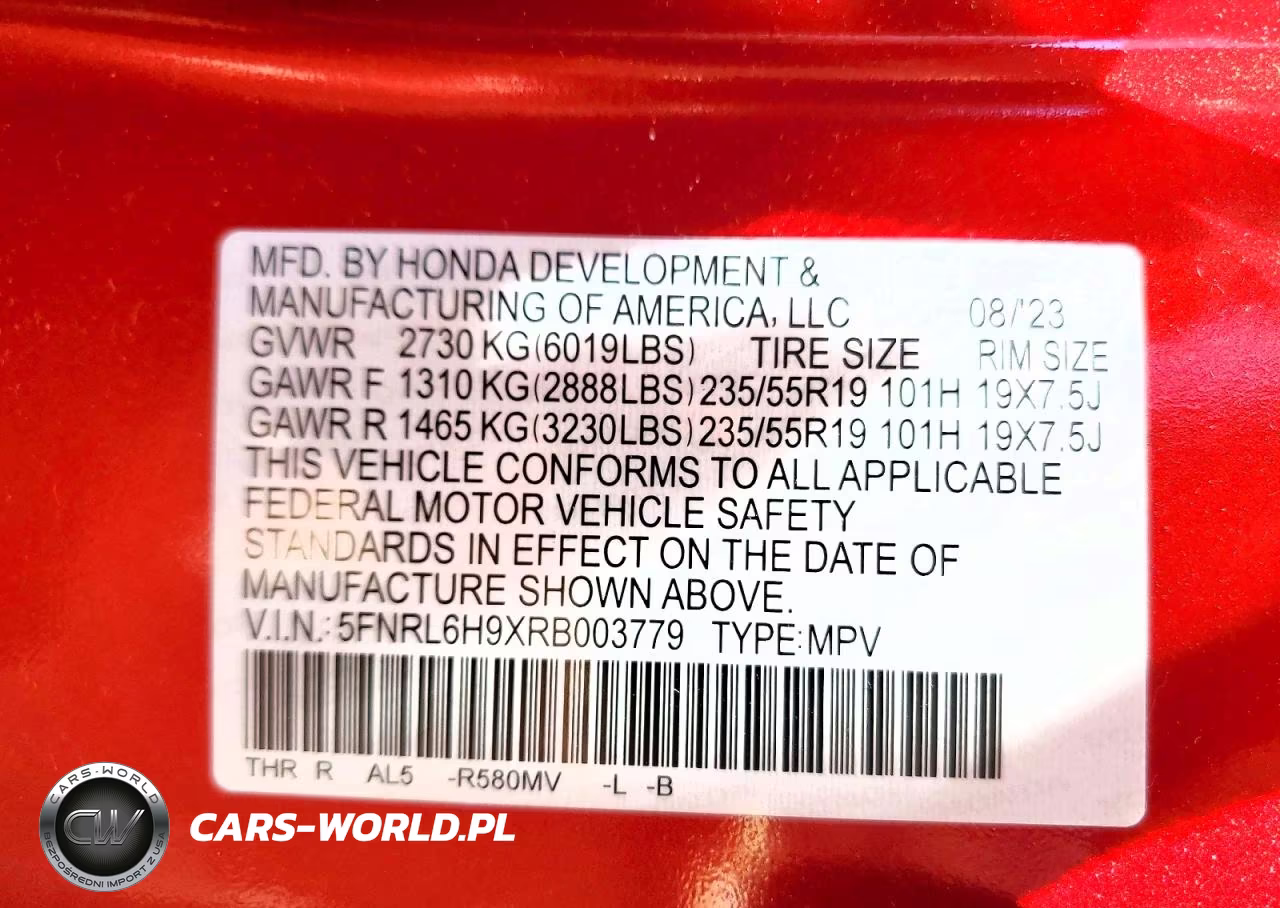 2024 Honda Odyssey Elite VIN:5FNRL6H9XRB003779 - 13