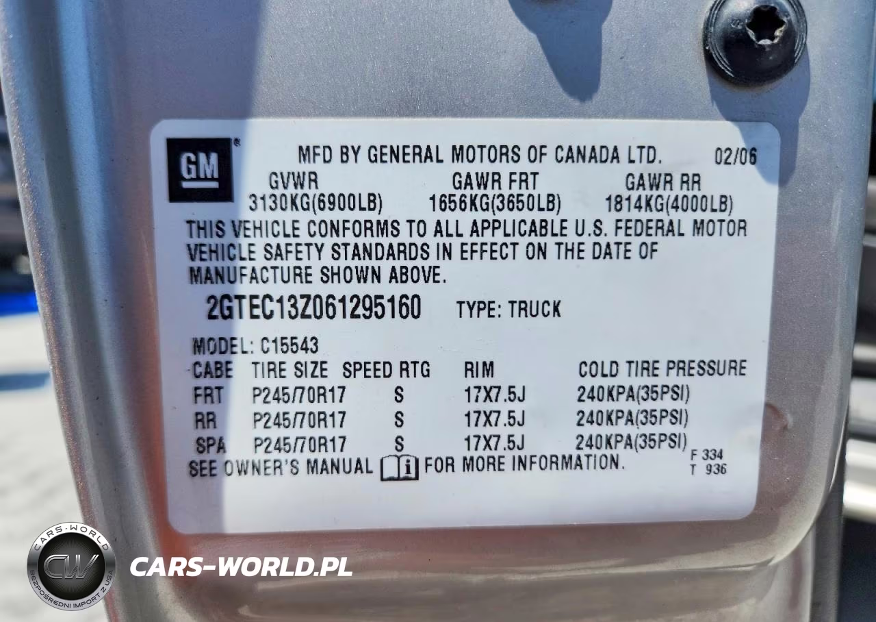 2006 GMC New Sierra C1500 VIN:2GTEC13Z061295160 - 12